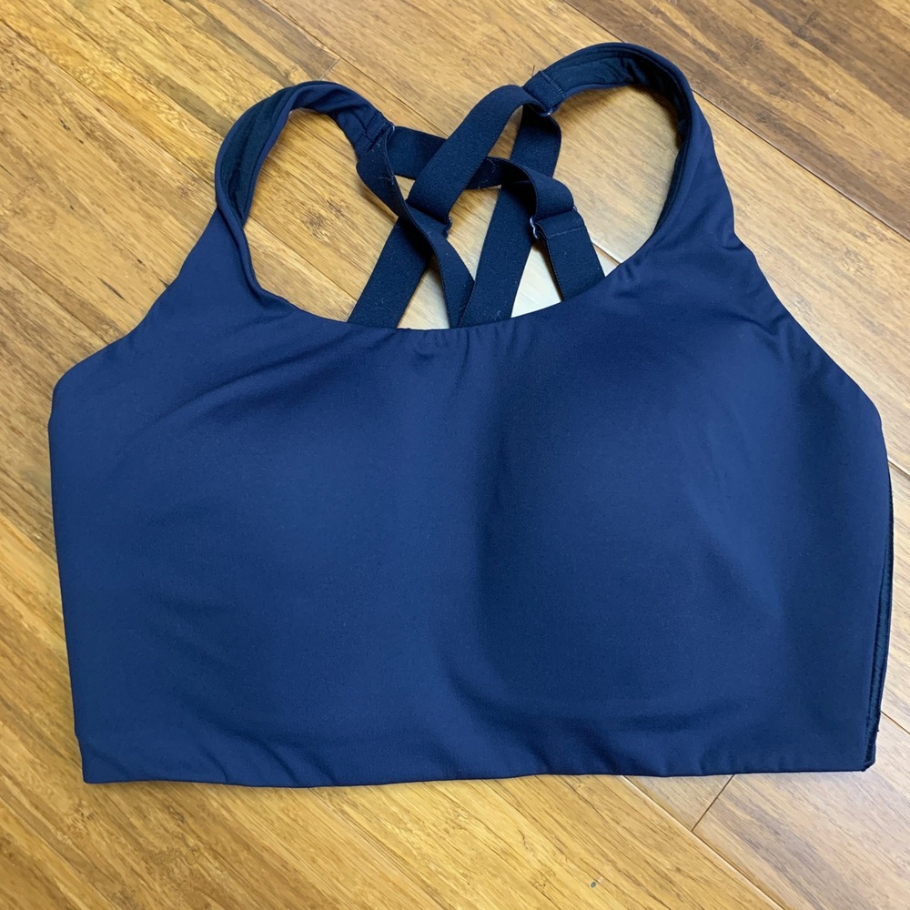 lululemon athletica Navy Cross-Back Sports Bra